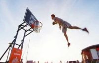 دیدنی ترین صحنه های بسکتبال آکروباتیک