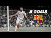 تمام گل های بزما مهاجم رئال مادرید در برابر بارسلونا