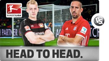 مقایسه دو هافبک بایرن مونیخ در برابر بایرلورکوزن ؛ ریبری در برابر برنات