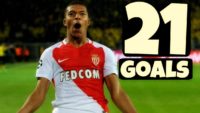 21 گل امباپه برای موناکو در فصل 2016/2017
