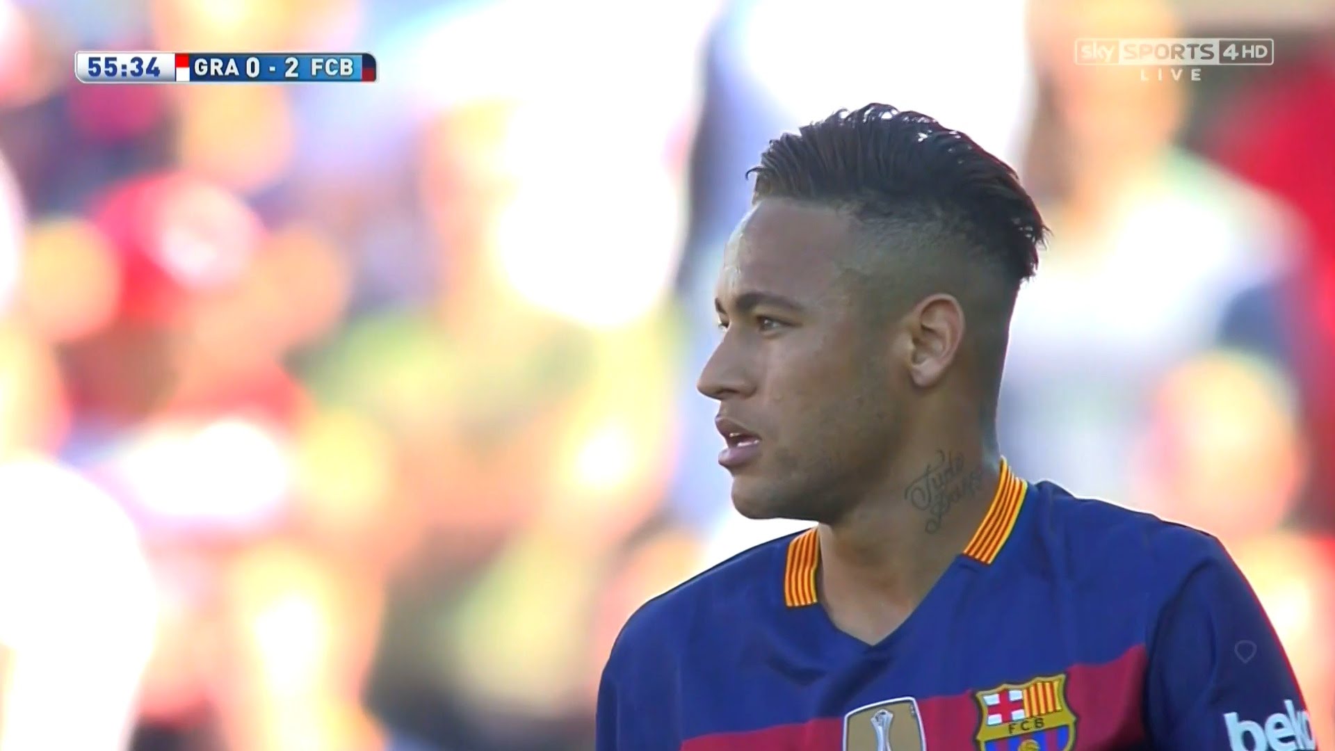 عملکرد نیمار بازیکن بارسلونا در دیدار برابر گرانادا