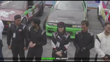 حرکات نمایشی مریم جمالی تنها بانوی دریفتر ایرانی