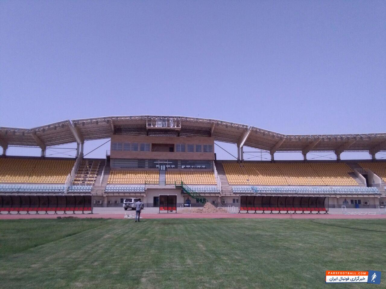 ورزشگاه نفت و گاز اروندان خرمشهر برای فینال جام حذفی بین تراکتورسازی و نفت تهران