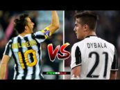 مقایسه دو ستاره یوونتوس دیبالا در برابر دل پیرو