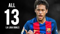 همه گل های نیمار برای بارسلونا در لالیگا 2016/2017