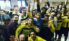 خوشحالی بازیکنان تیم فجر سپاسی در رختکن پس از بقا در لیگ یک