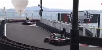 پیست رانندگی در بزرگترین کشتی تفریحی آسیا