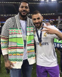 کارملو انتونی در جشن قهرمانی رئال مادرید