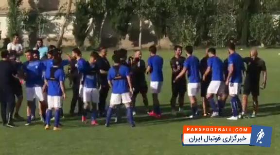 کلیپی از تمرین تیم فوتبال استقلال تهران باحضور ستاره های جدید