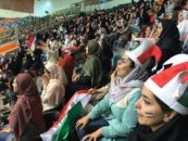 حضور زنان ایرانی در مسابقه تیم ملی والیبال