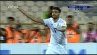 کلیپی از گل دوم تیم ملی ایران به ازبکستان در بازی های مقدماتی جام جهانی 2018 روسیه 22 خرداد 96