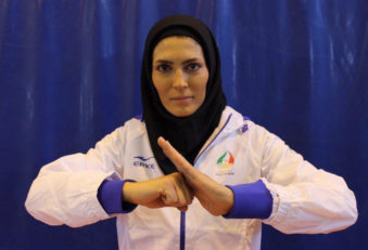 مبارزه ی الهه منصوریان