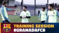 مهارت های مسی ،سوارز و نیمار در تمرینات بارسلونا
