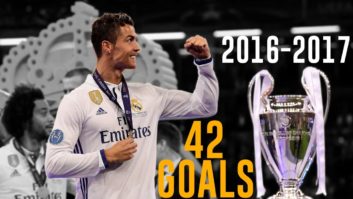 42 گل رونالدو برای رئال مادرید 2016/2017