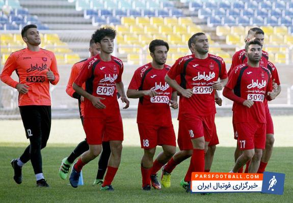 تمرین پرسپولیس و مرور کارهای تاکتیکی زیر نظر برانکو