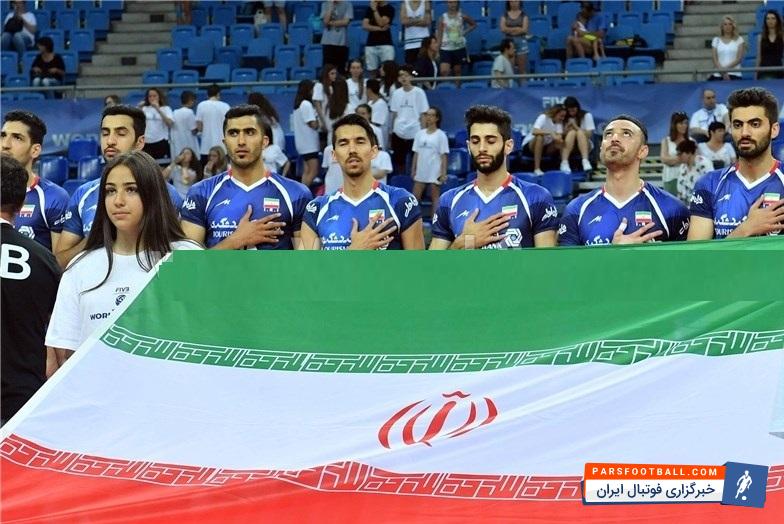 بازی تیم ملی والیبال ایران دومین دیدار خود در لیگ جهانی والیبال