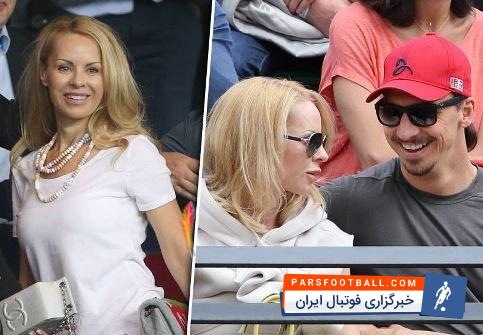 زلاتان ابراهیموویچ و همسرش