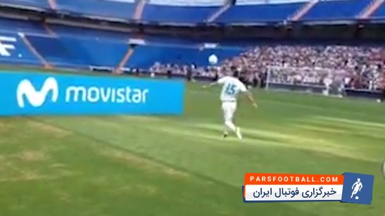 مراسم معارفه تئو در رئال مادرید