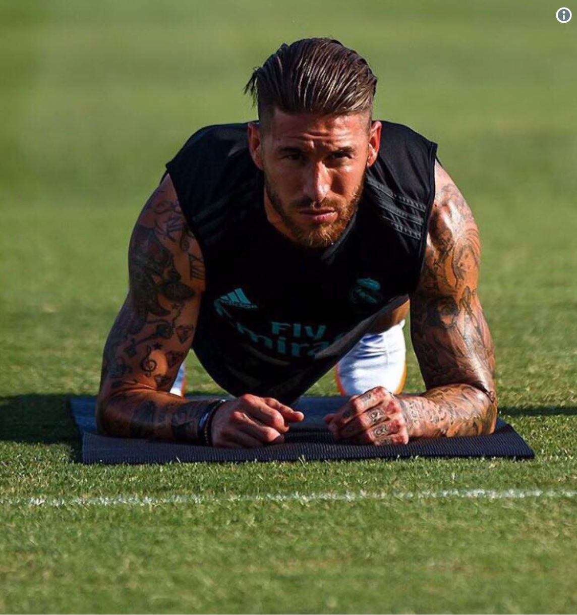 تمرینات انفرادی راموس کاپیتان رئال مادرید