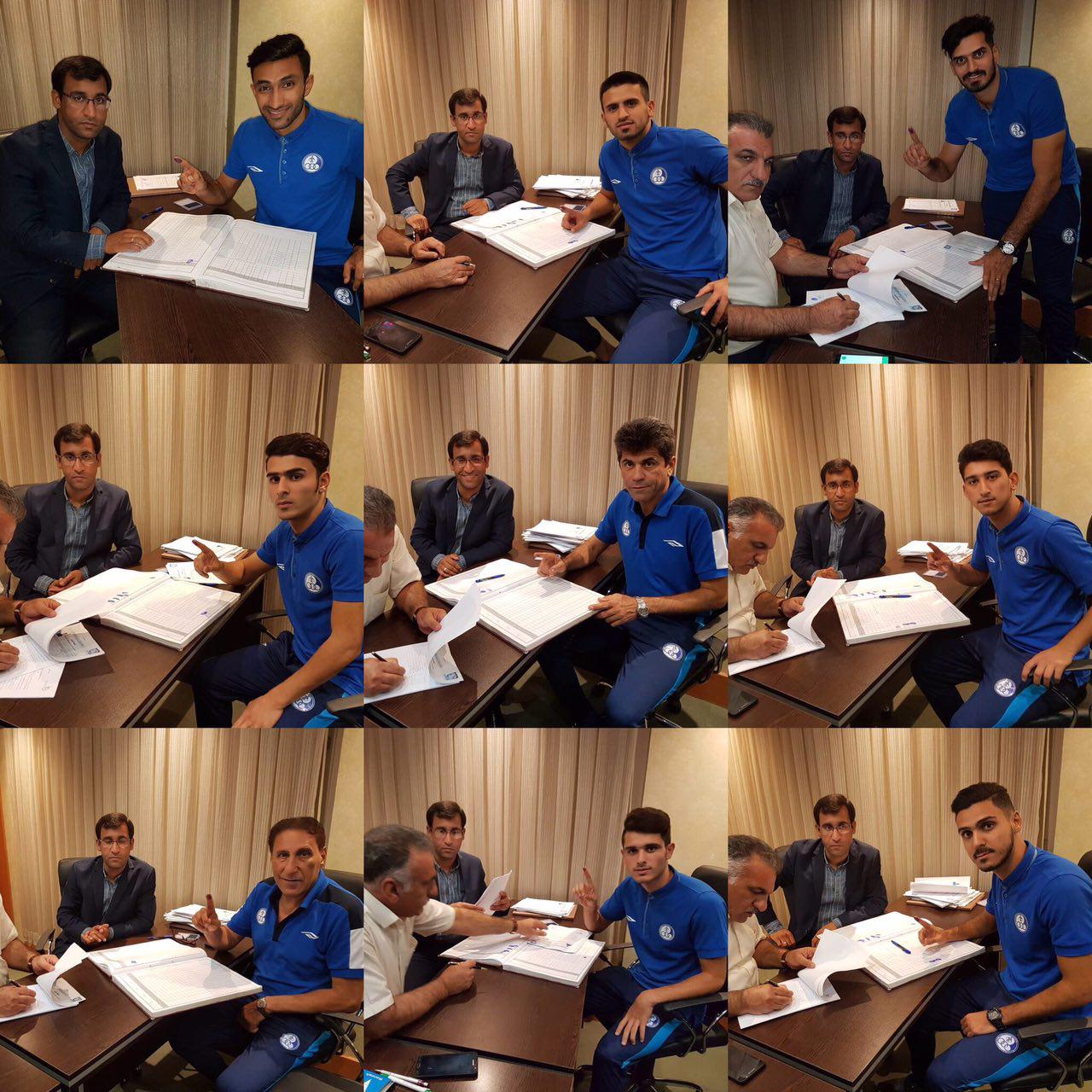 بازیکنان و کادرفنی استقلال خوزستان