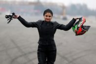بهناز شفیعی ، اولین زن موتور سوار حرفه ای ایران