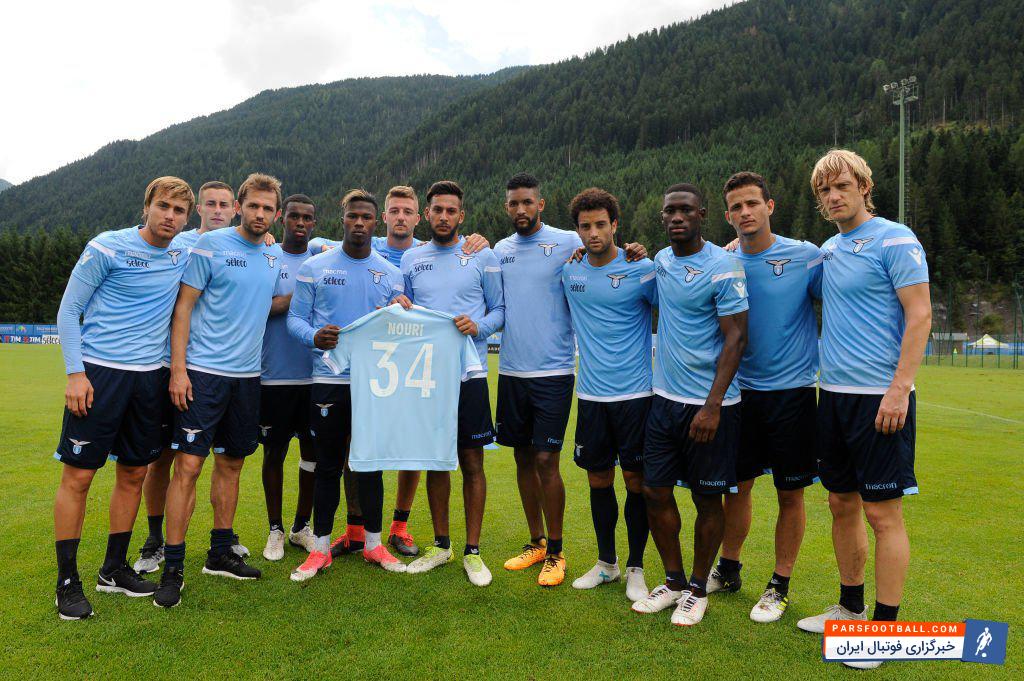 ابراز همدردی بازیکنان لاتزیو با عبدالحق نوری