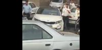 کلیپی عجیب از یک راننده فراری با خودروی اوپتیما در منطقه ۱۷ تهران