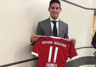 شماره پیراهن خامس رودریگز بازیکن بایرن مونیخ