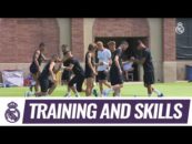 تمرین بازیکنان رئال مادرید