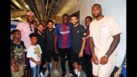 دیدار ستاره های NBA با بازیکنان بارسلونا
