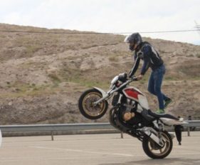 تصادف وحشتناک راننده ناشی با موتور سوار