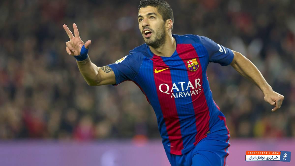 وداع سوارز بازیکن بارسلونا با نیمار