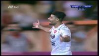 گل اول تیم فوتبال پرسپولیس به نفت تهران