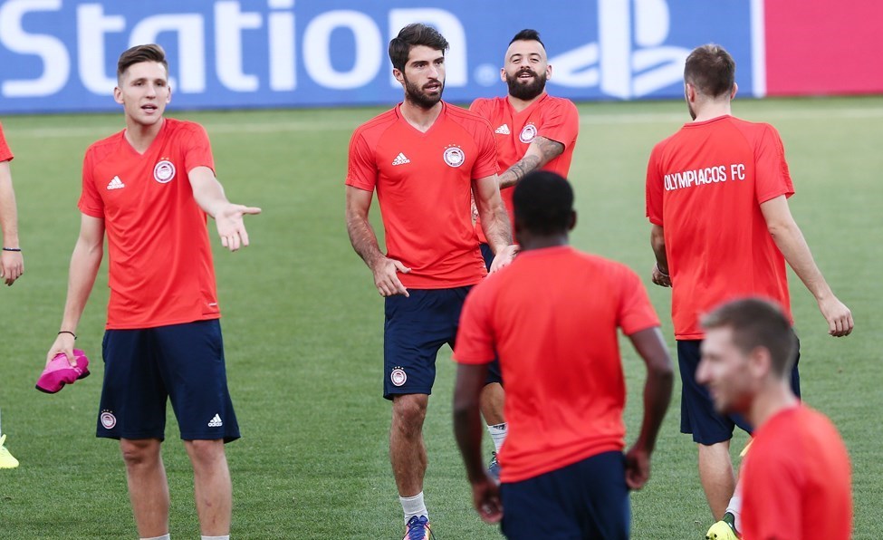 تمرین انصاری فرد در المپیاکوس