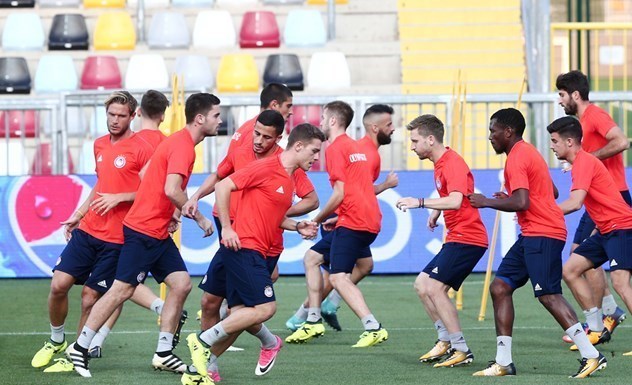 تمرین انصاری فرد در المپیاکوس