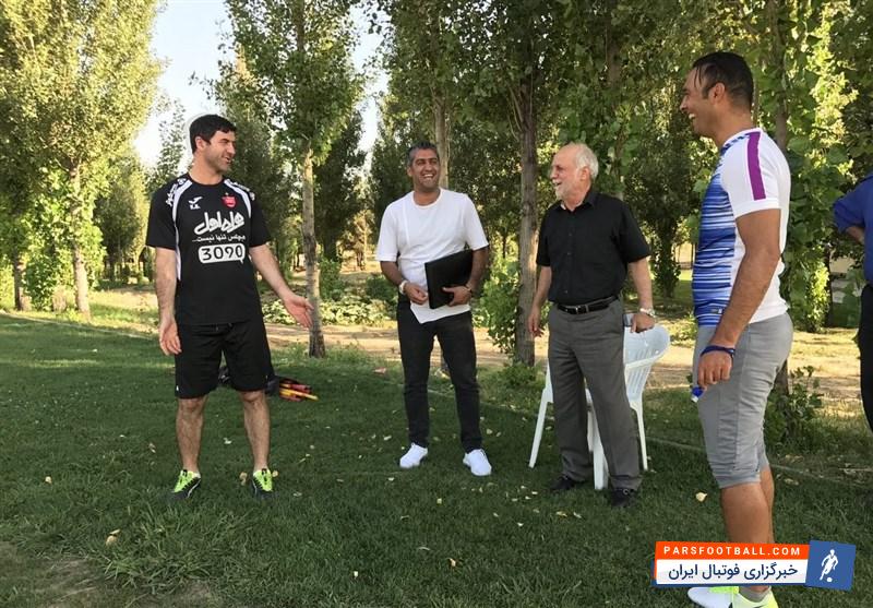 دیدار گرم بازیکنان پرسپولیس با استقلالی های سابق