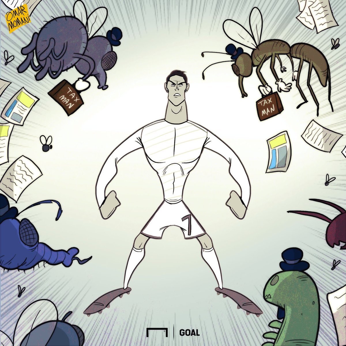 وقتی رونالدو حشرات را جذب می کند