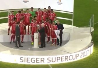 جشن قهرمانی بایرن مونیخ در سوپرکاپ