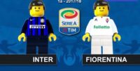 شبیه سازی بازی اینتر و فیورنتینا با لگو