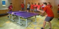 چالش پینگ پنگ بازیکنان آرسنال