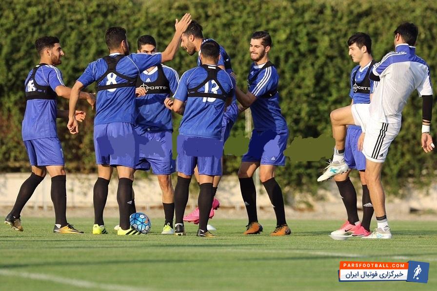 تمرین تیم ملی فوتبال ایران
