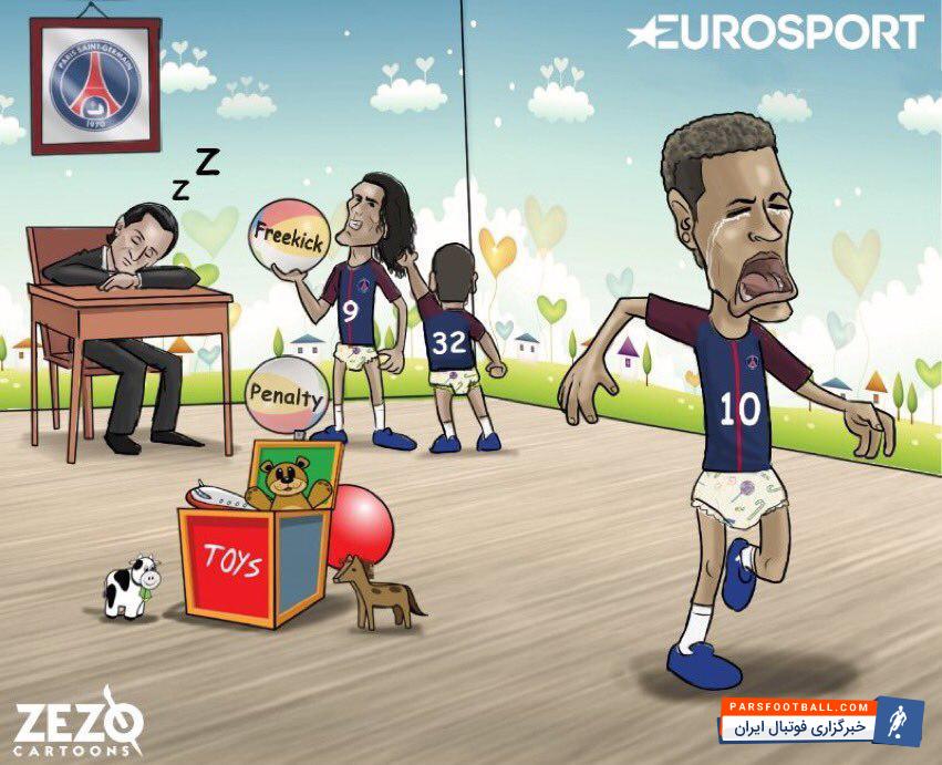 اختلاف بین نیمار و کاوانی در پی اس جی