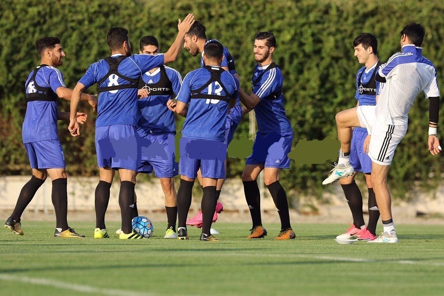 تمرین تیم ملی فوتبال ایران