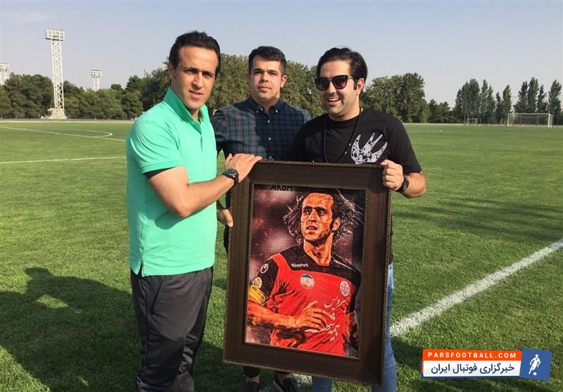 حضور کریمی در تمرین نفت تهران