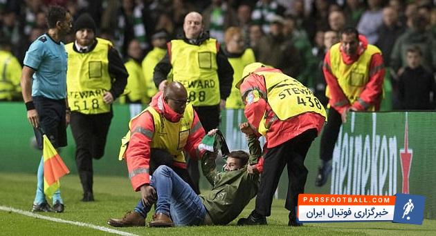 حمله هوادار سلتیک به سمت ام باپه