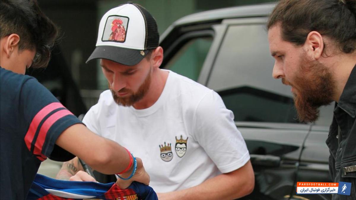 مسی به تمرینات بارسلونا بازگشت