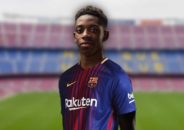 حضور دمبله در ترکیب بارسلونا
