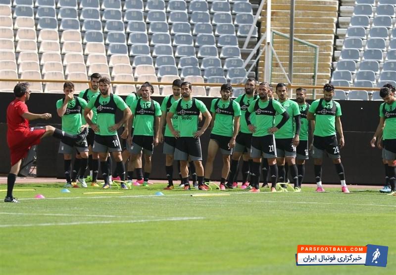 نخستین تمرین تیم ملی فوتبال ایران پیش از دیدار مقابل سوریه