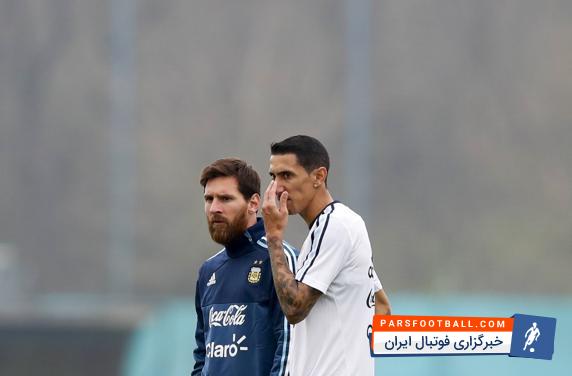 مسی منتظر حضور دی ماریا در بارسلونا بود