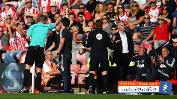 مورینیو و اخراج دوباره از کنار خط